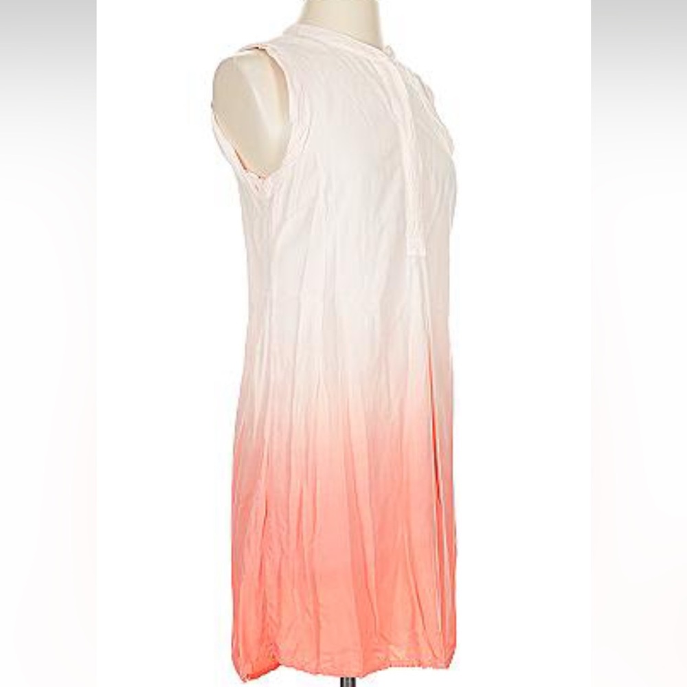 Splendid White to Coral Ombre Mini Dress - Picture 3 of 9